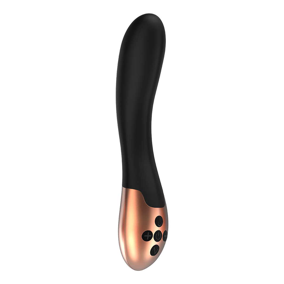 Vibrator Posh mit Wärmefunktion Schwarz 20 x Ø 3,5 cm