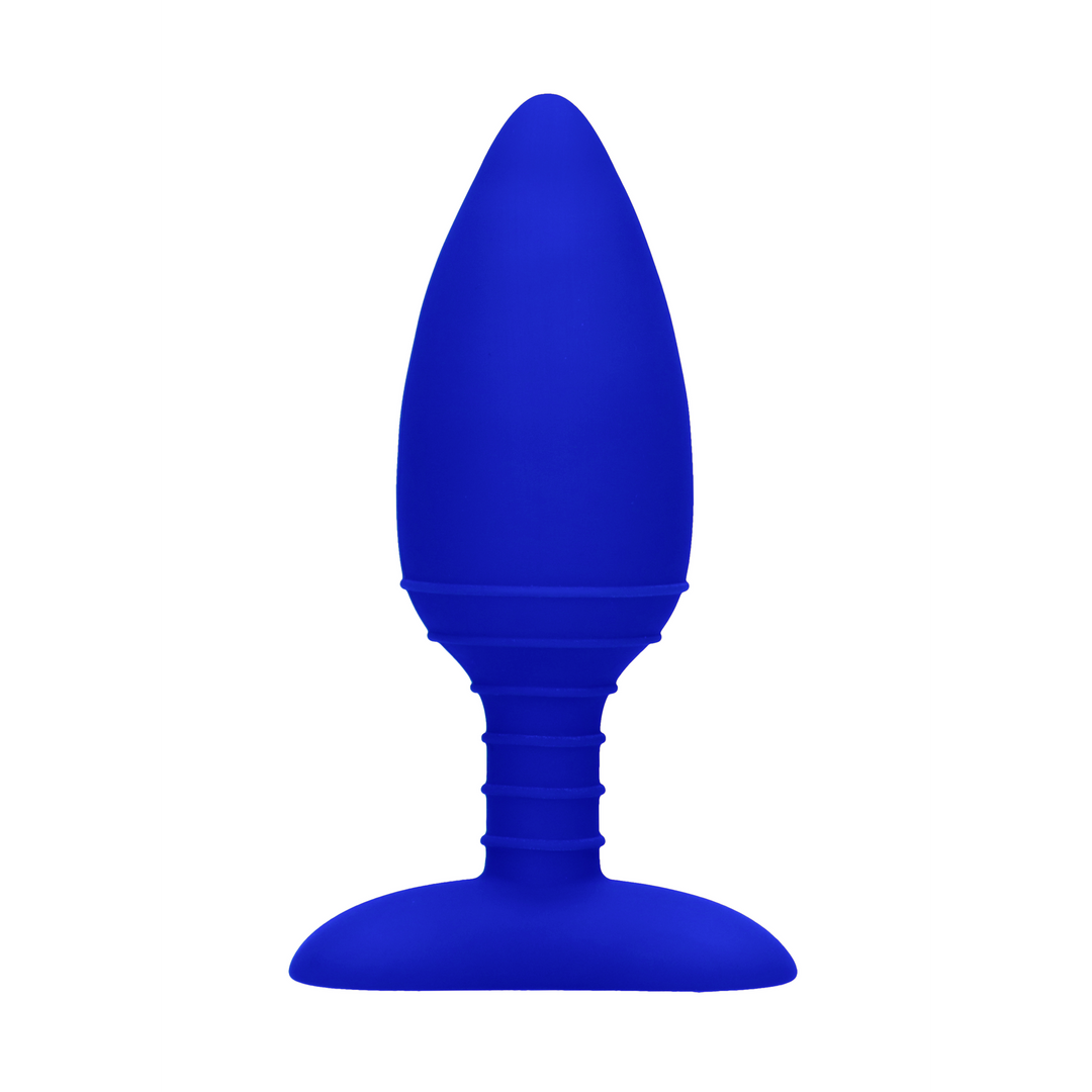 Analplug Glow mit Wärmefunktion Blau 12 x Ø 3,8 cm
