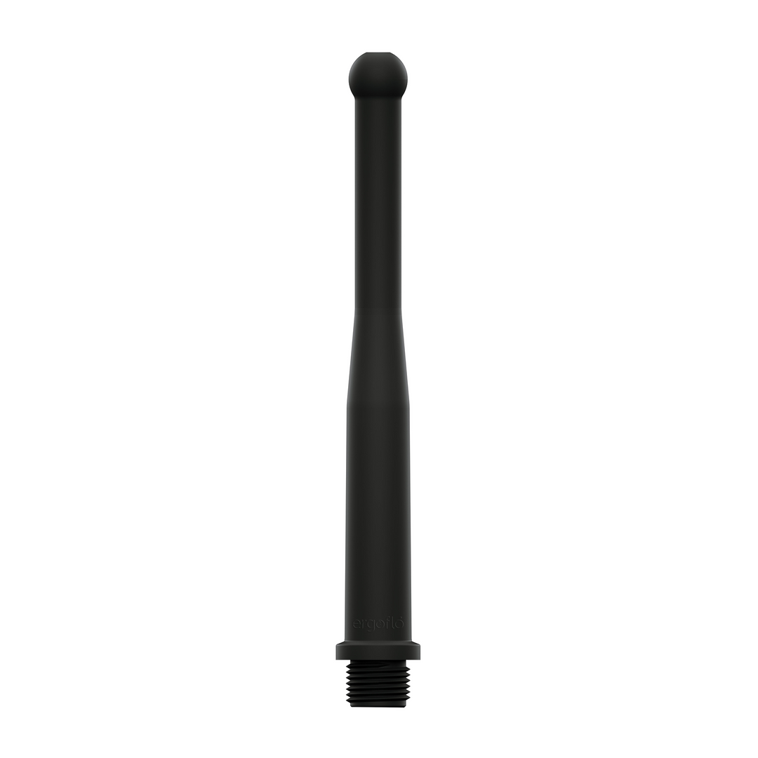 Ersatzspitze Ergoflo Silikon flexibel für Analdusche Schwarz 19,5 cm