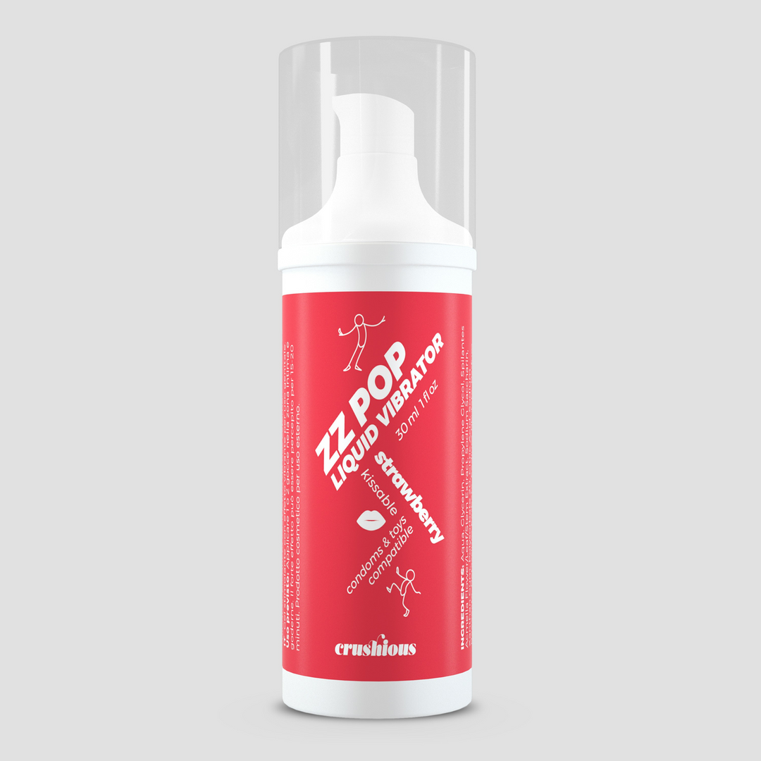 Flüssig-Vibrator ZZ Pop Erdbeere Rot 3,2 cm