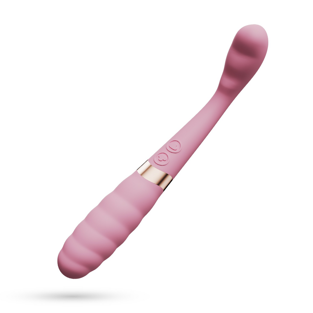 Dual-Vibrator Pixie flexibel Pink 11 x Ø 2,9 cm