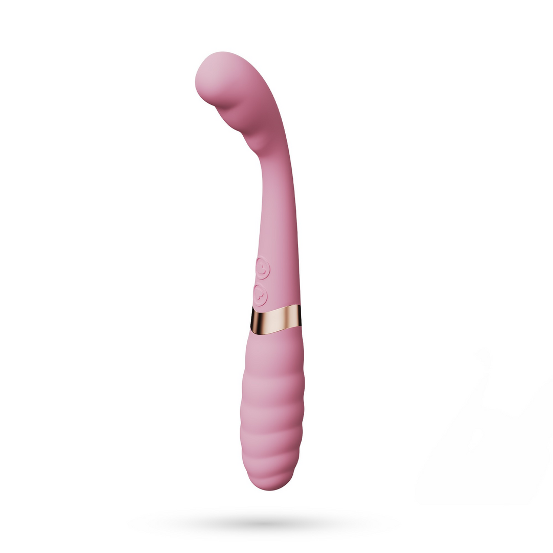 Dual-Vibrator Pixie flexibel Pink 11 x Ø 2,9 cm