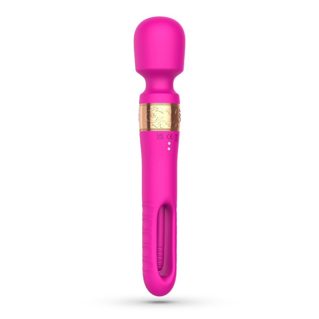 Massagestab Big Ben Dual mit Flicker Violett 25,9 cm