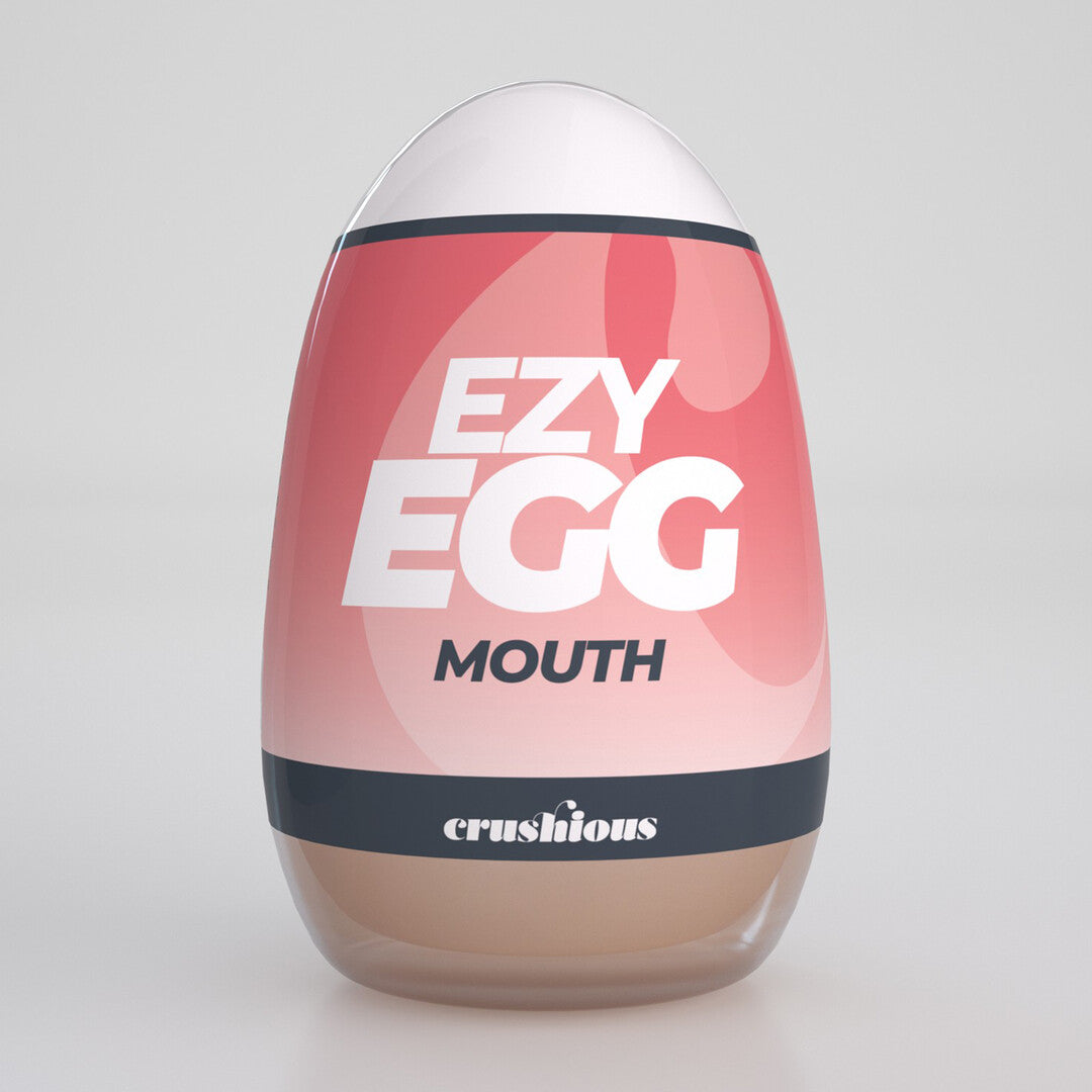 Masturbator-Ei Ezy Egg Mund Rot 8,7 x Ø 5,6 cm