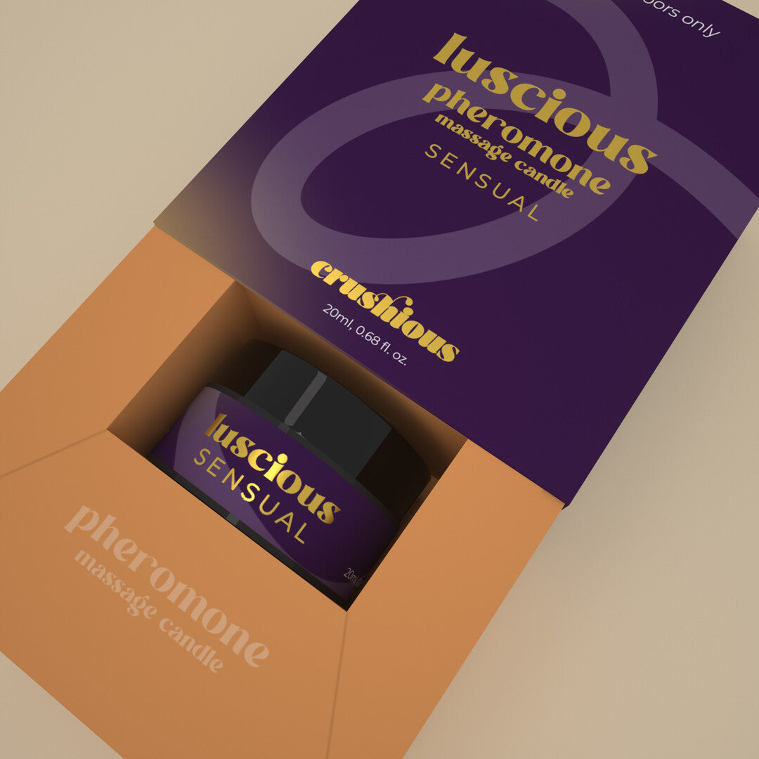 Massagekerze Crushious Luscious Sinnlich mit Pheromonen 20 ml – Ansicht 2