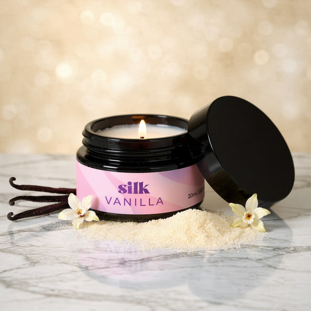 Massagekerze Crushious Silk Vanille mit Pheromonen 20 ml – Ansicht 5