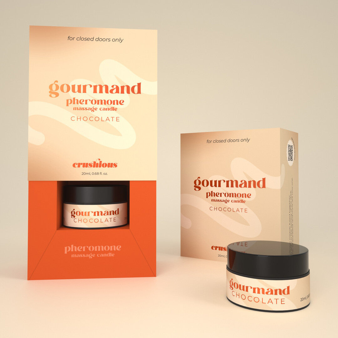 Massagekerze Crushious Gourmand Schokolade mit Pheromonen 20 ml – Ansicht 3