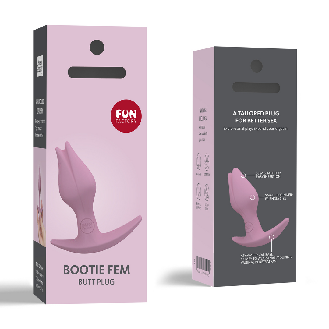 Analplug Bootie Fem Violett 7,1 x Ø 2,9 cm
