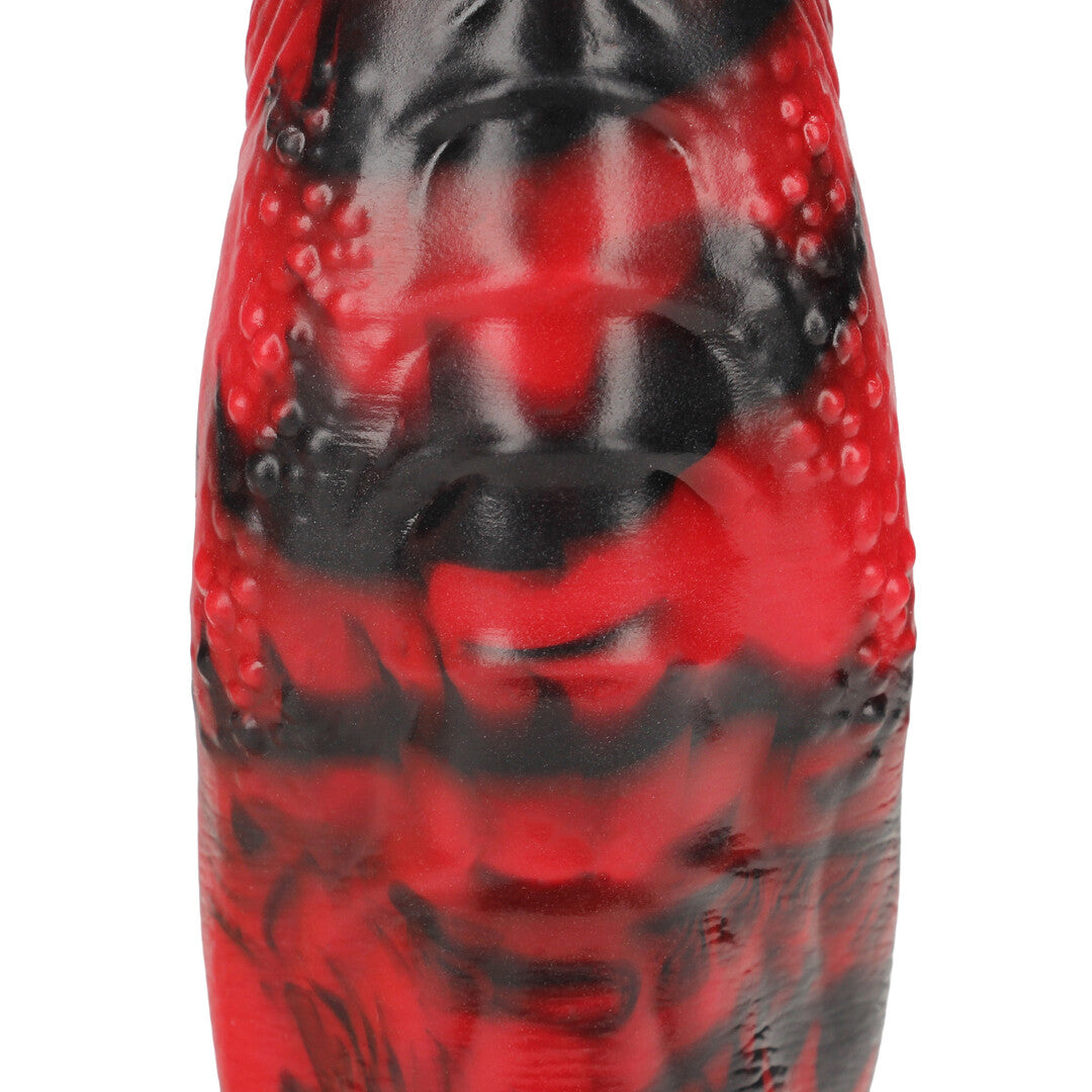 Dildo Dark Lycan Spawn Silikon Schwarz/Rot 18,5 x Ø 5,5 cm