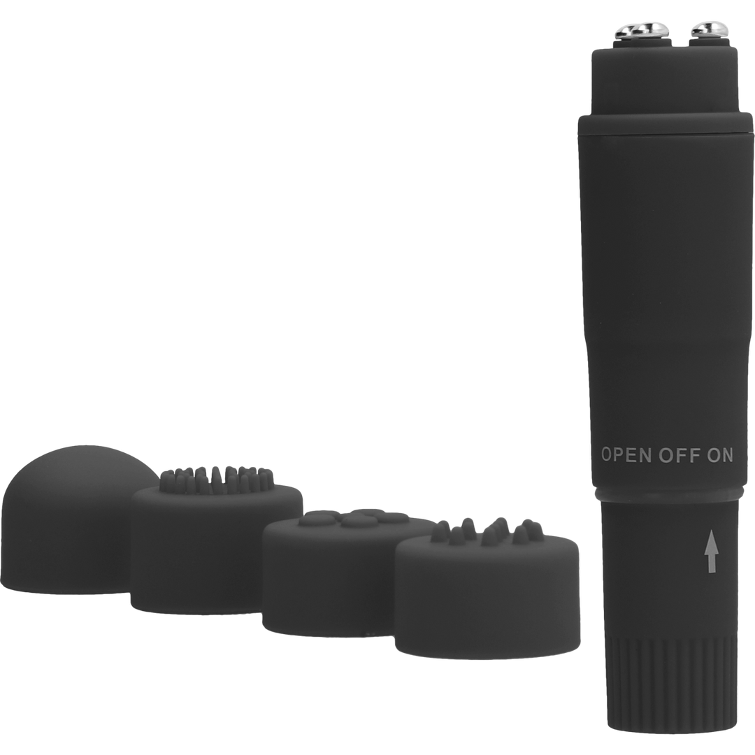 Mini-Vibrator Soft Touch Pocket Schwarz 6 x Ø 2,5 cm