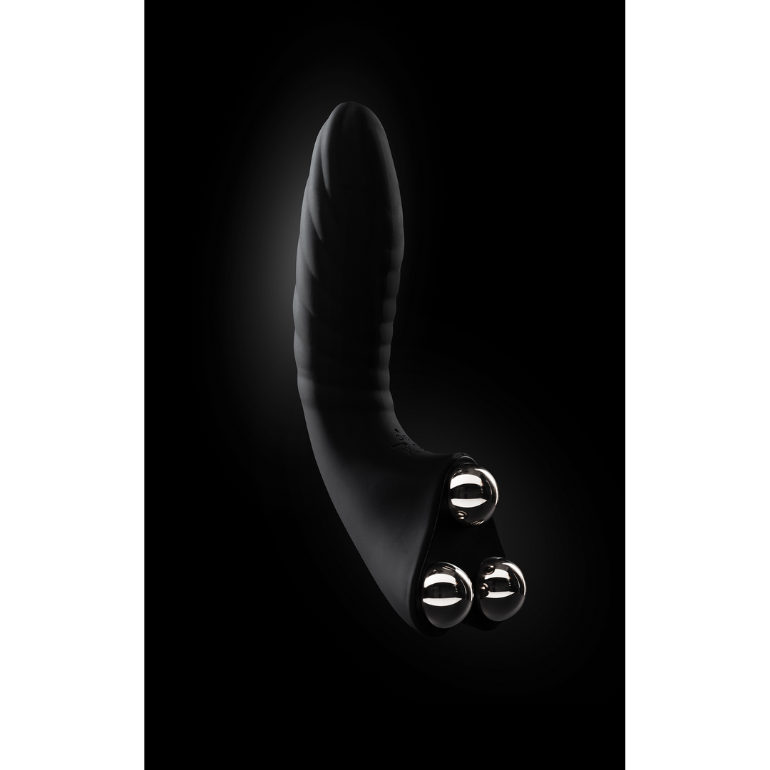 Partner-Vibrator StiVi Schwarz 17 cm