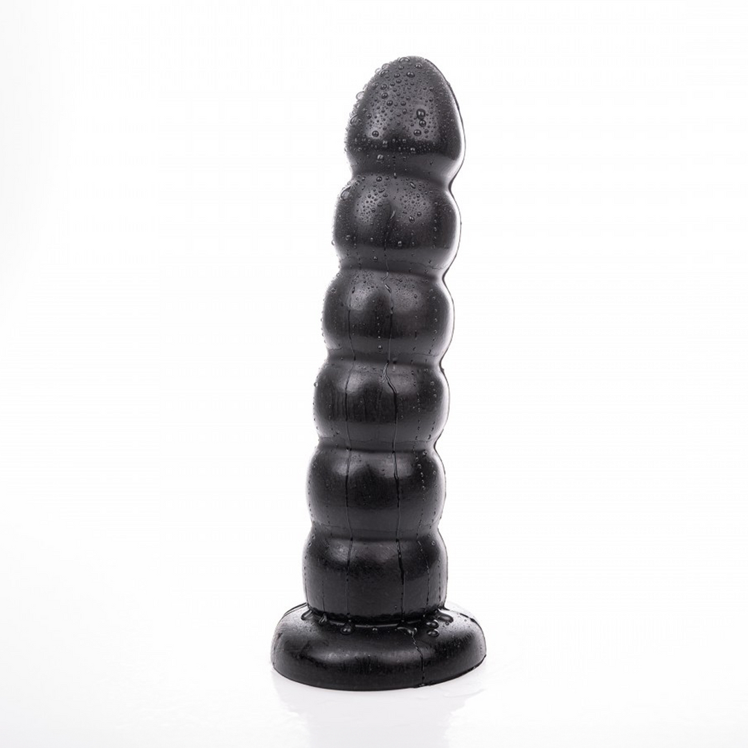 Dildo Yoo-Hoo mit Perlen Schwarz 27,5 cm