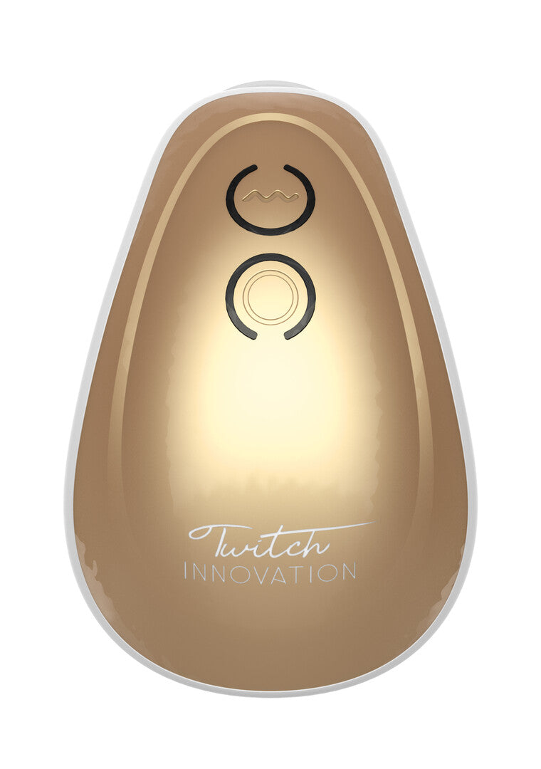 Auflegevibrator Innovation Twitch freihändig Gold 10,5 x 4,5 cm – Ansicht 5
