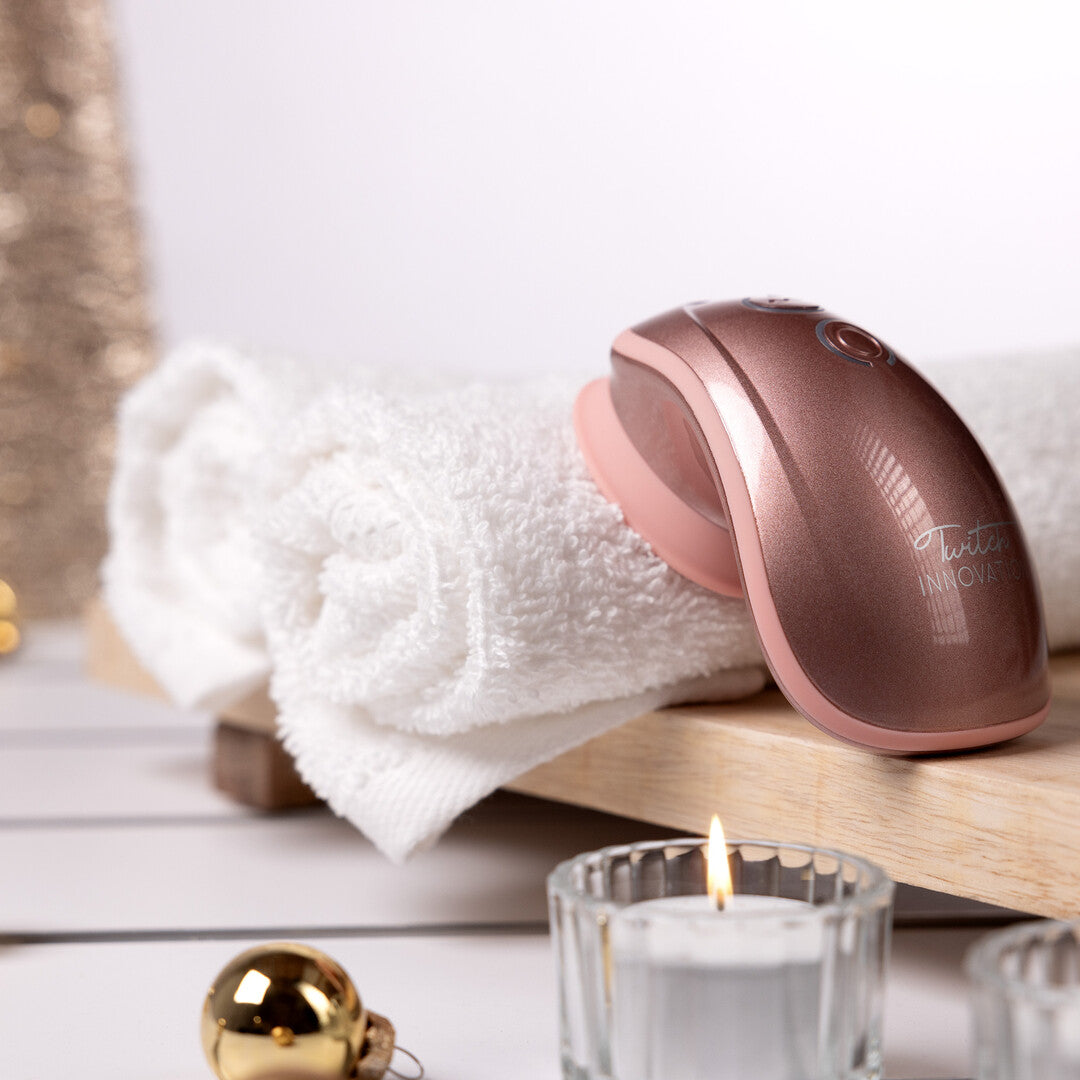 Auflegevibrator Innovation Twitch freihändig Roségold 10,5 x 4,5 cm – Ansicht 6