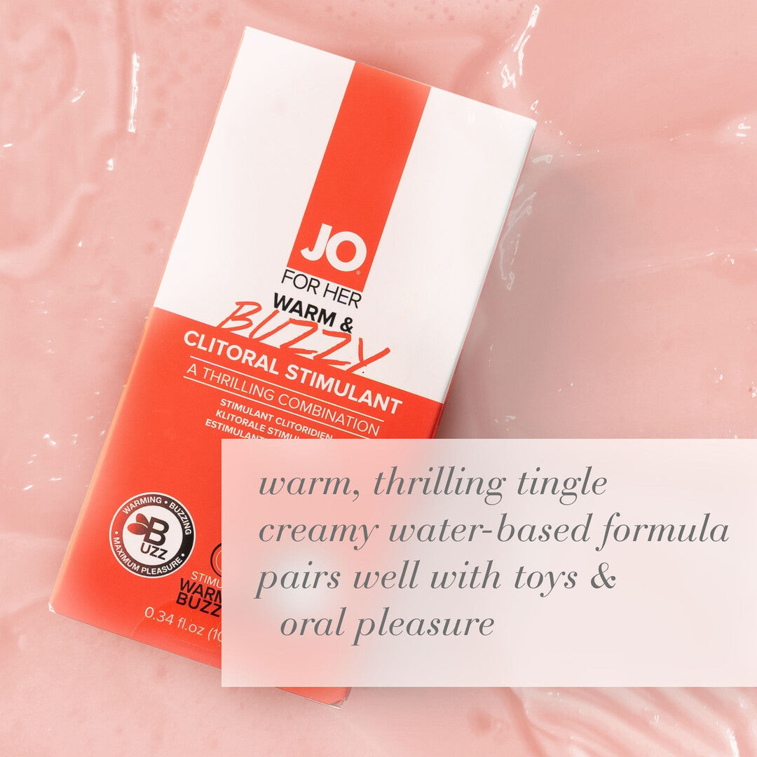 Stimulationsgel JO Warm und Buzzy für die Klitoris 10 ml – Ansicht 4