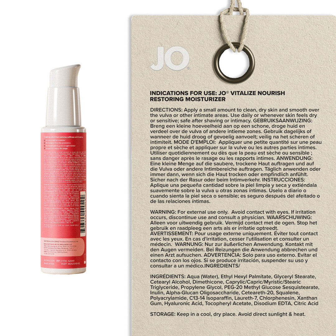 Intimcreme JO Vitalize Nourish mit Hyaluron 60 ml – Ansicht 4