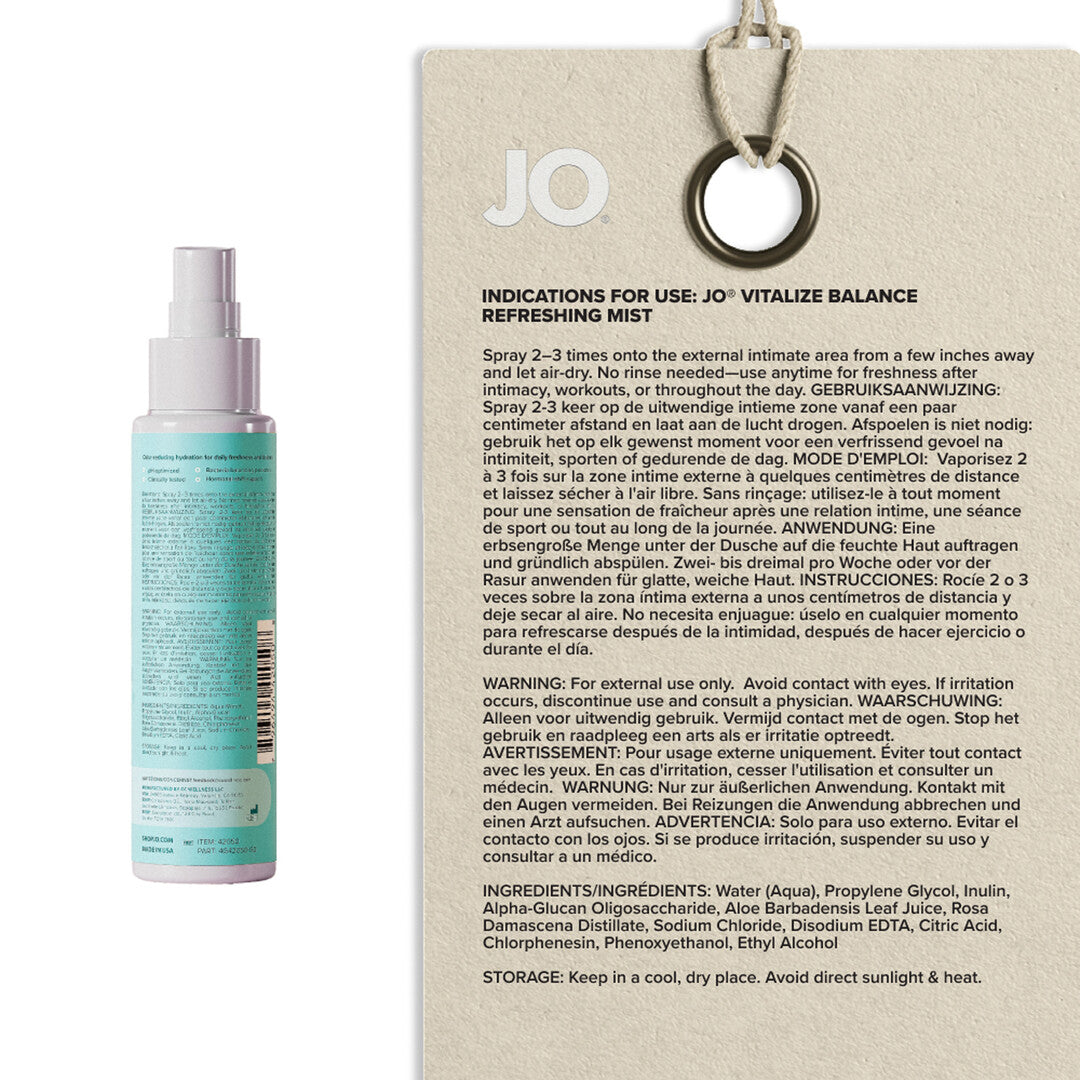 Intimspray JO Vitalize Balance erfrischend 60 ml – Ansicht 4