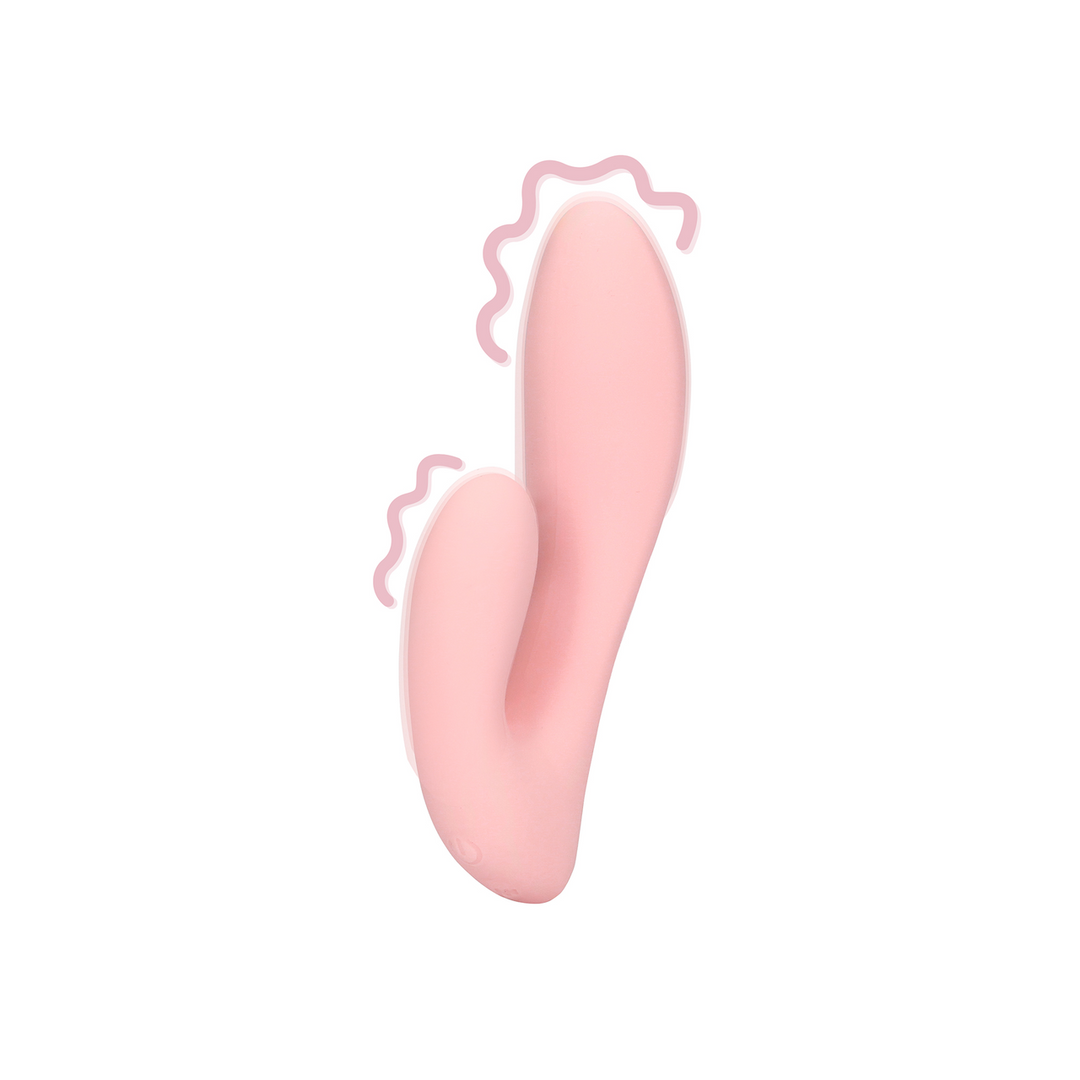 G-Punkt-Vibrator Silikon ultraweich Cherry Chiffon 10,4 x Ø 3,4 cm