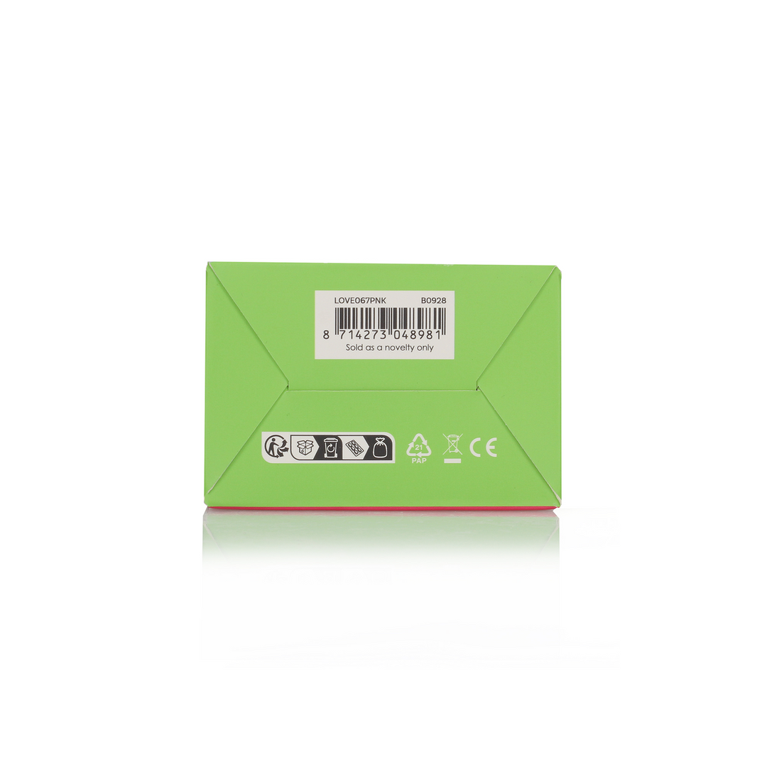 Massagestab Silikon ultraweich beidseitig Prestone Pink 7,5 x Ø 3,7 cm