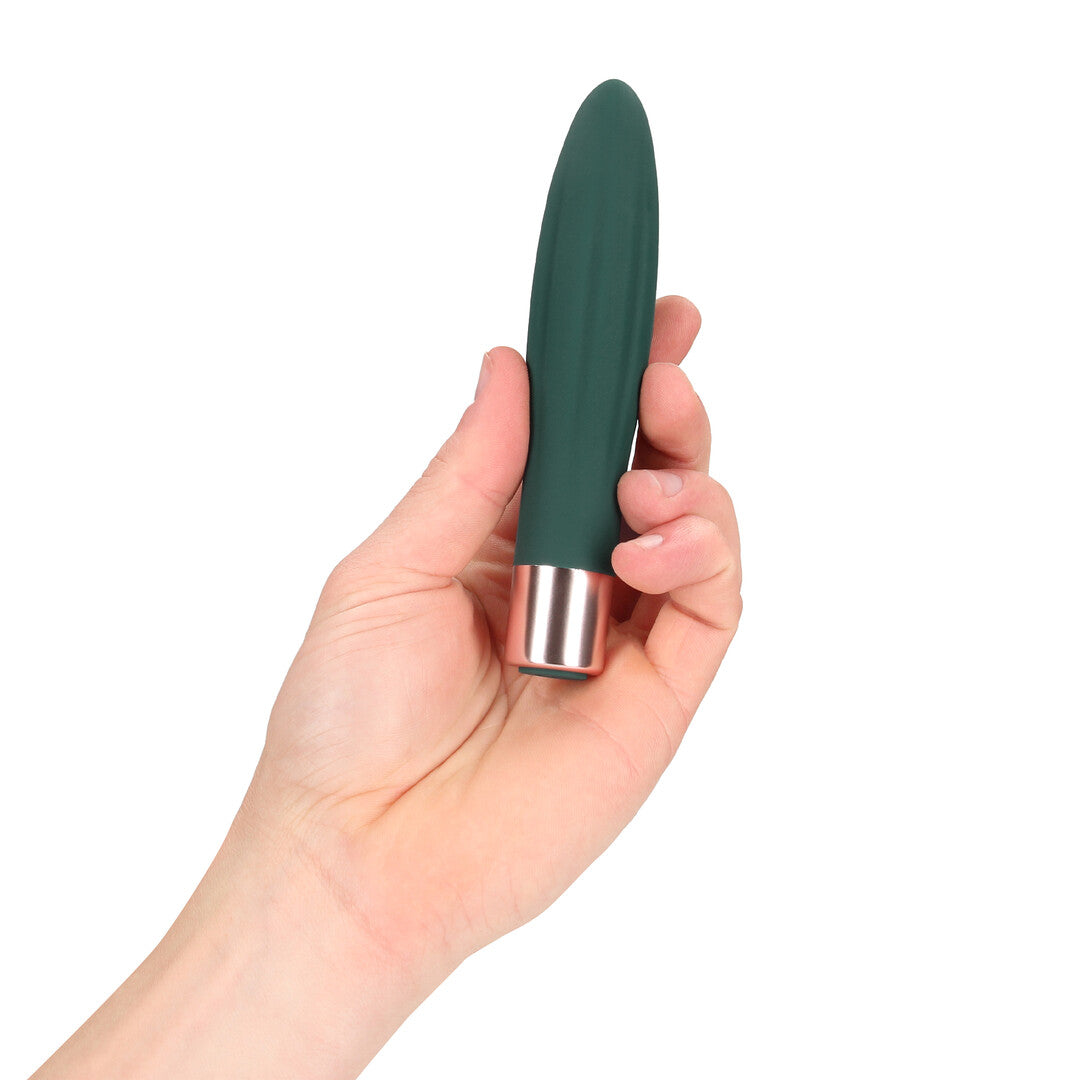 Bullet-Vibrator Mini Waldgrün 14,4 x Ø 3 cm