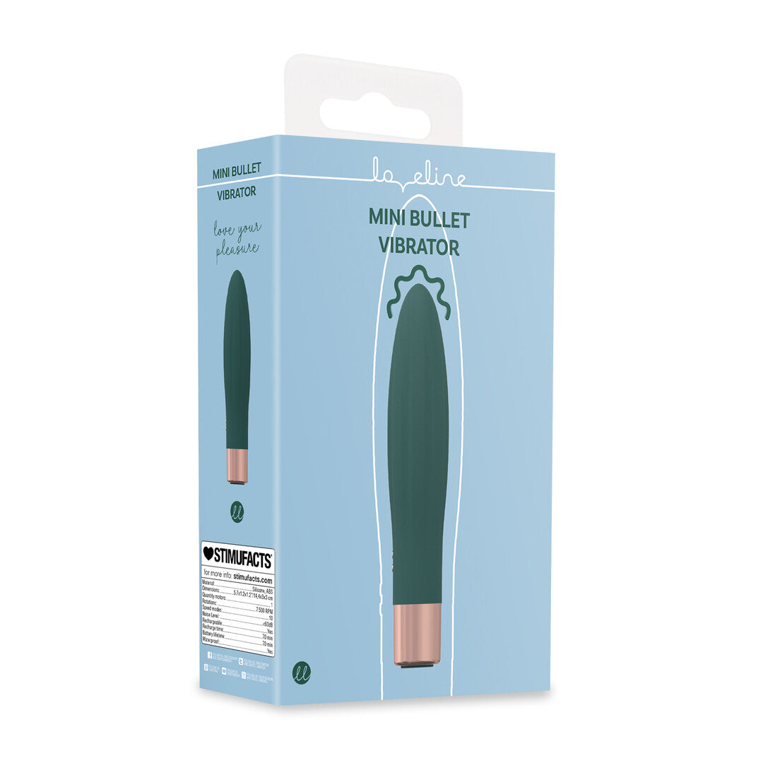 Bullet-Vibrator Mini Waldgrün 14,4 x Ø 3 cm