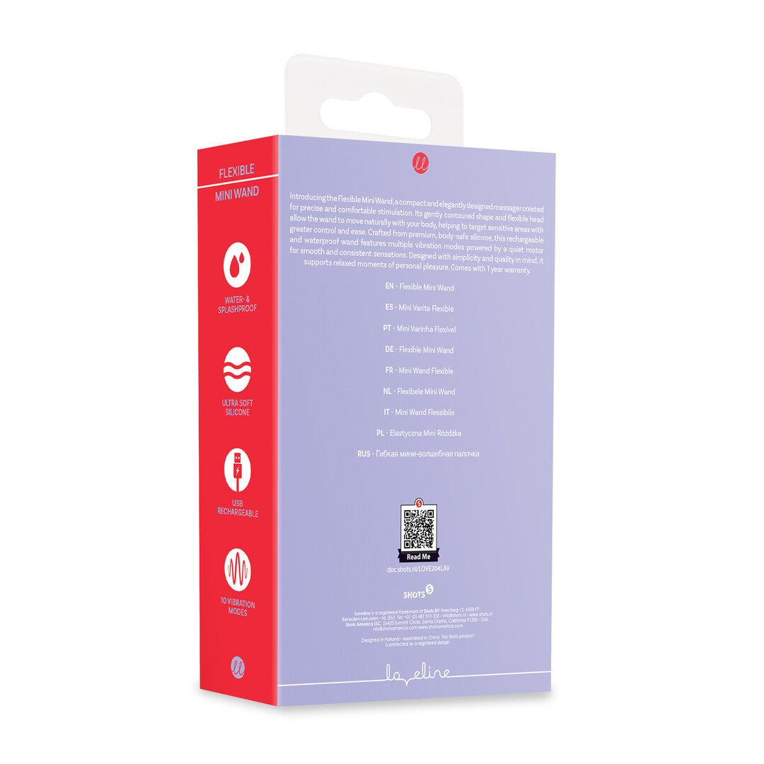 Massagestab Mini flexibel Lavendel 11,9 x Ø 2,6 cm