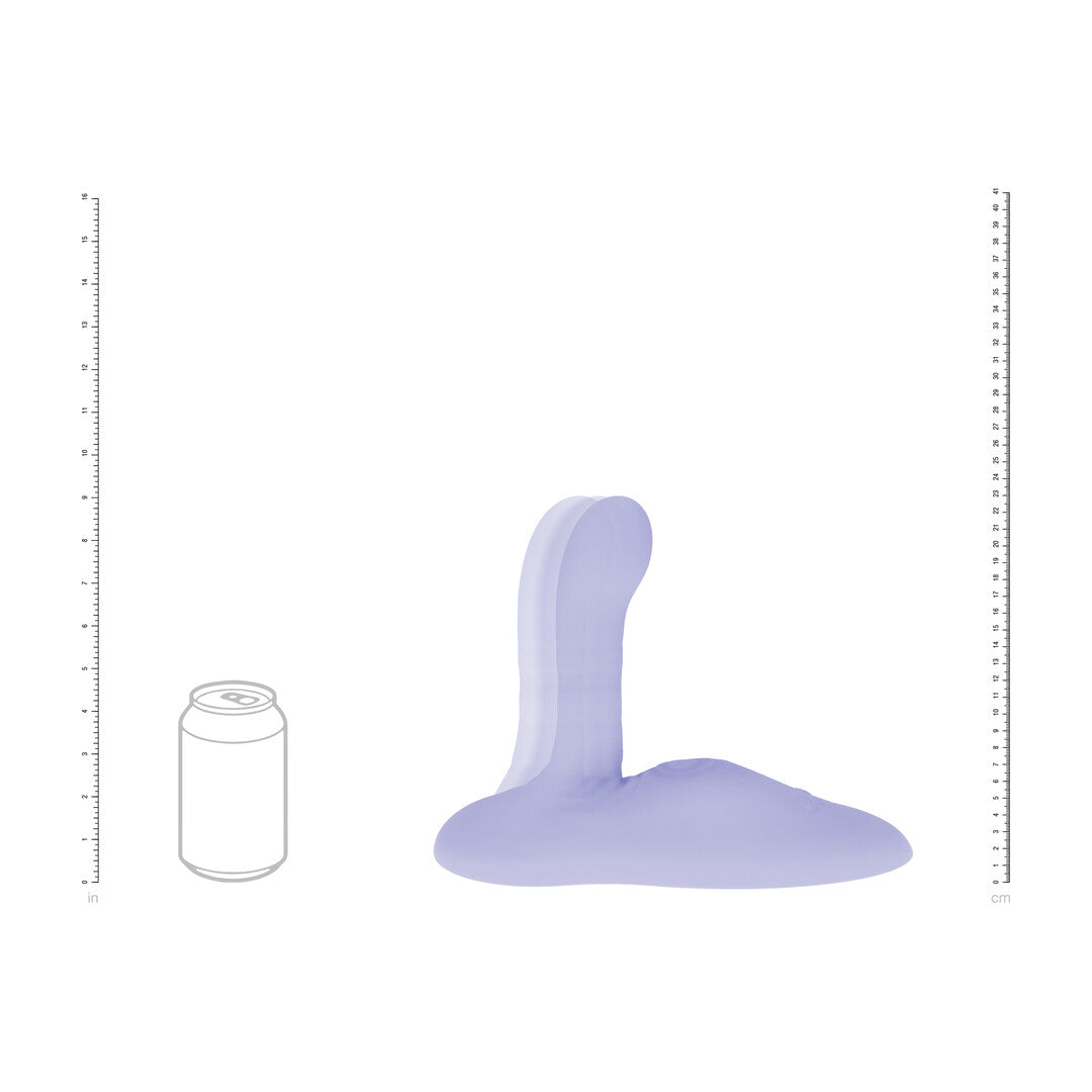 Vibrations-Sitz mit Puls- und Stoßfunktion Violett 22,5 x Ø 3,8 cm
