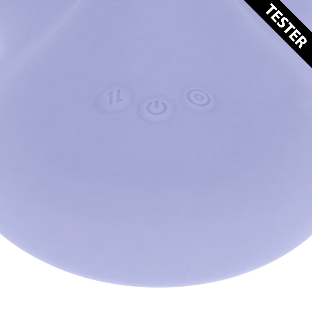 Vibrations-Sitz mit Puls- und Stoßfunktion Violett 22,5 x Ø 3,8 cm