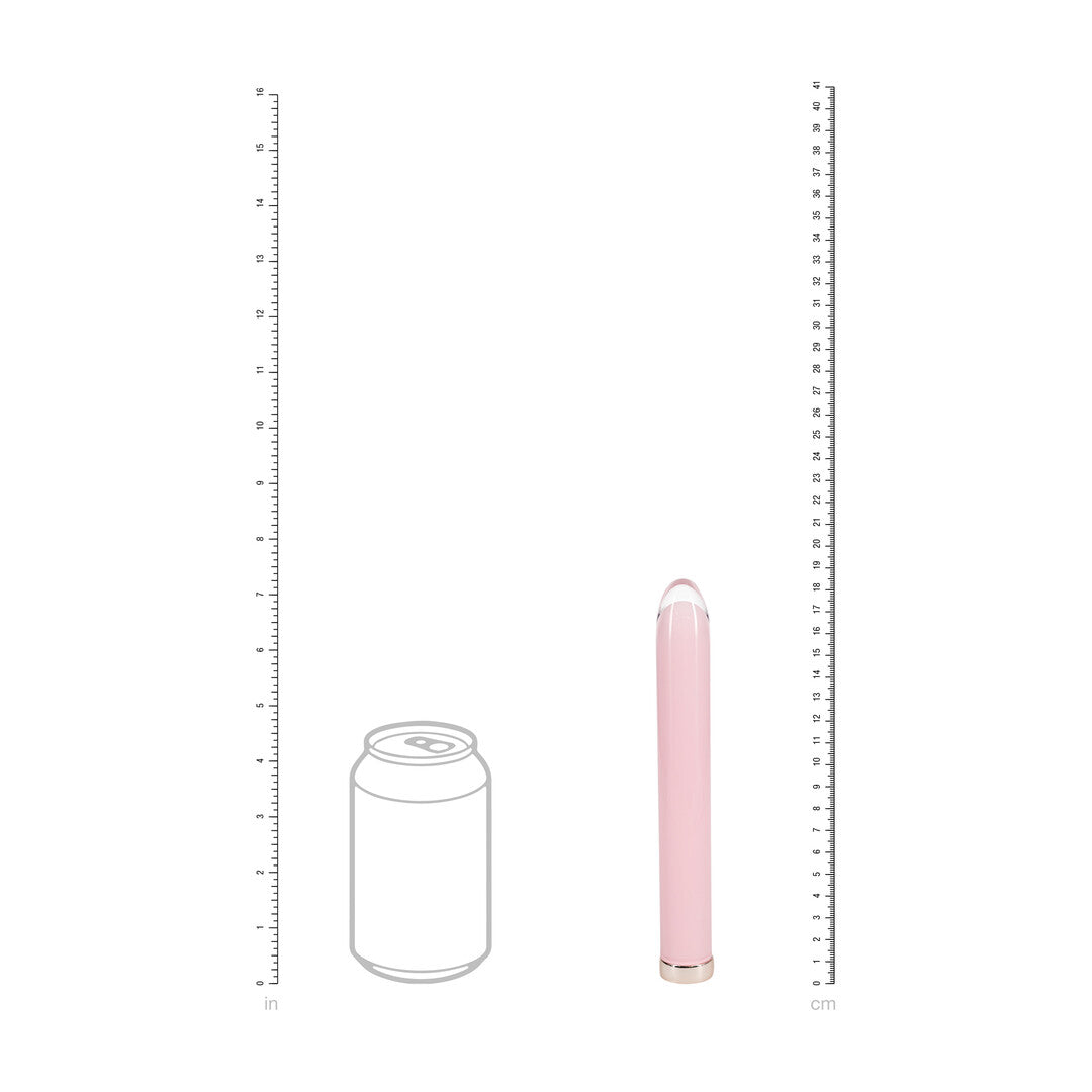 Glas-Vibrator Pink 16 x Ø 2,5 cm