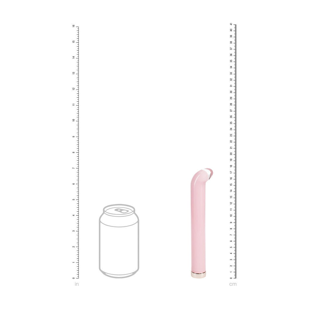 Glas-Vibrator G-Punkt Pink 16 x Ø 2,5 cm