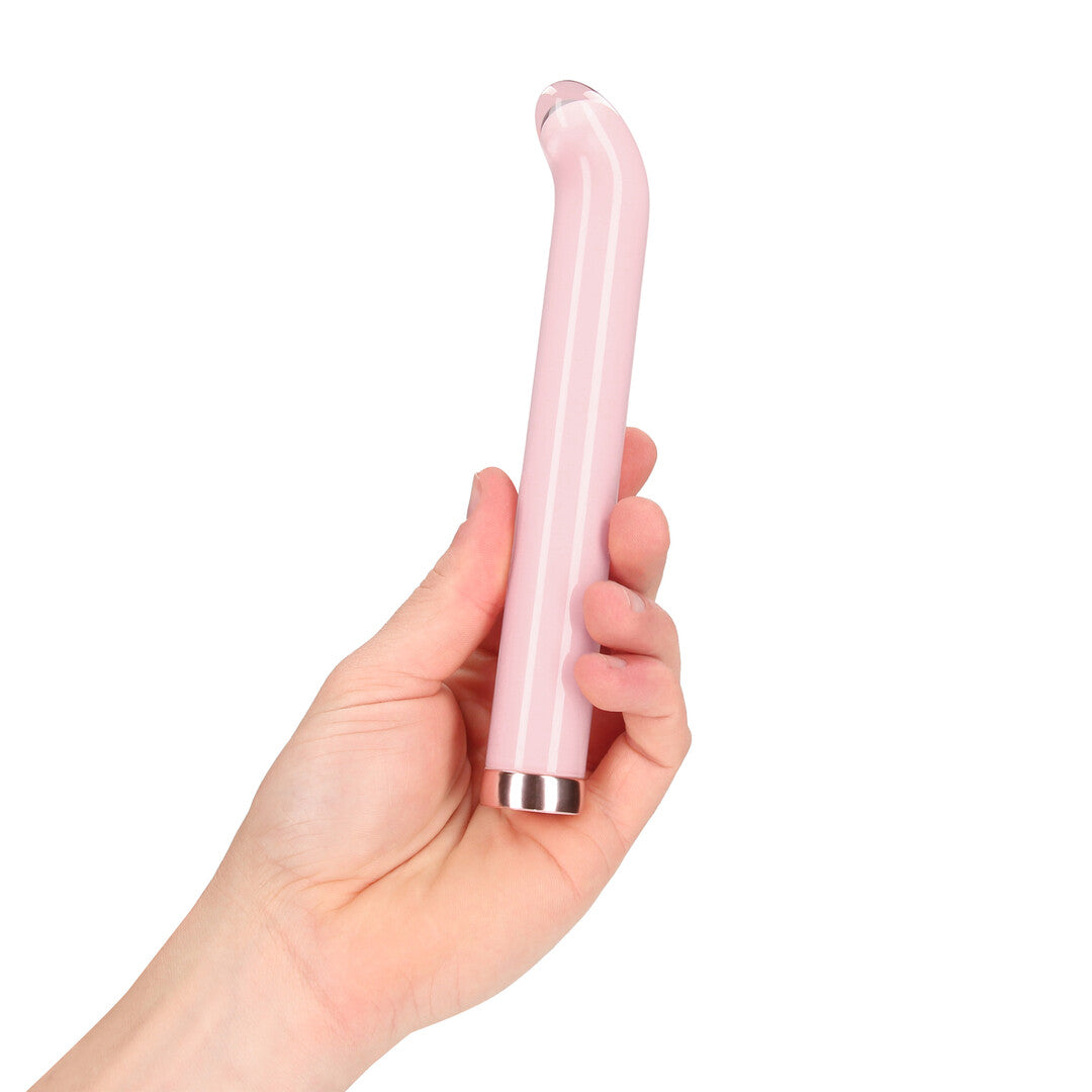 Glas-Vibrator G-Punkt Pink 16 x Ø 2,5 cm