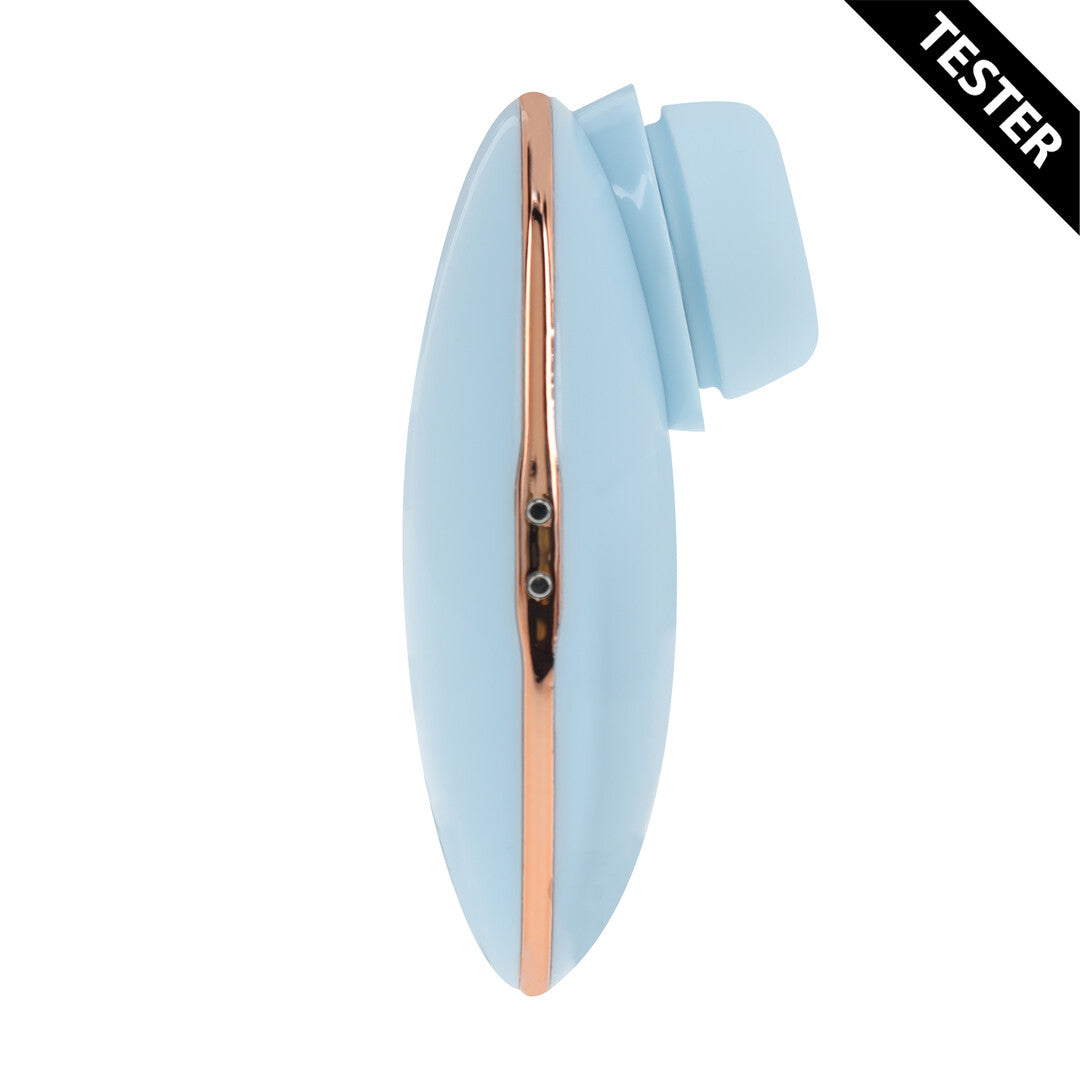 Vibrator Dreamsicle AirTap kompakt mit zwei Kopfaufsätzen Blau 7,6 cm