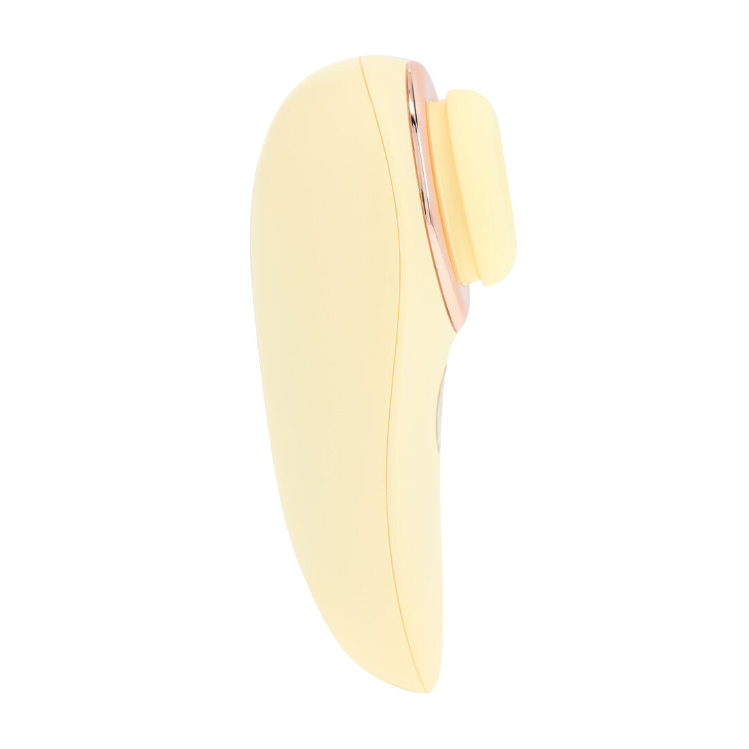Vibrator Aurie AirTap mit zwei Kopfaufsätzen Blau 12 cm