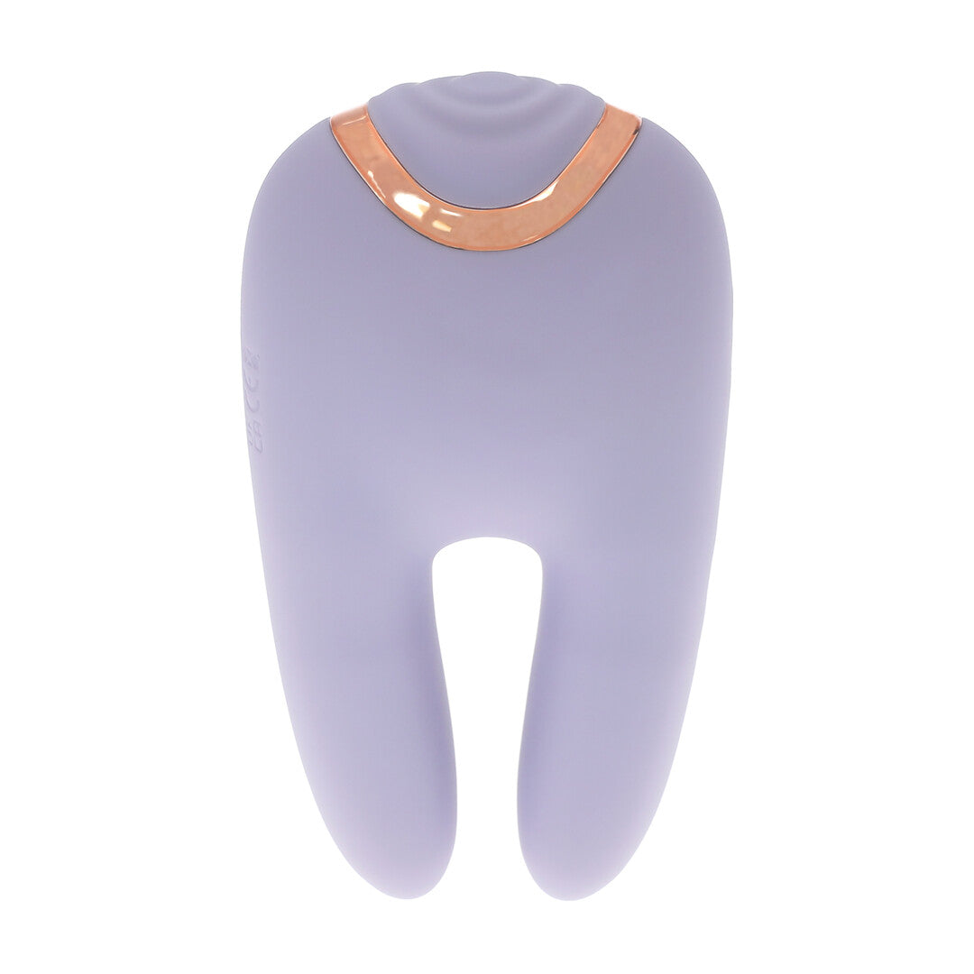 Vibrator Bonnie doppelseitig mit Klopffunktion Blau 11 cm