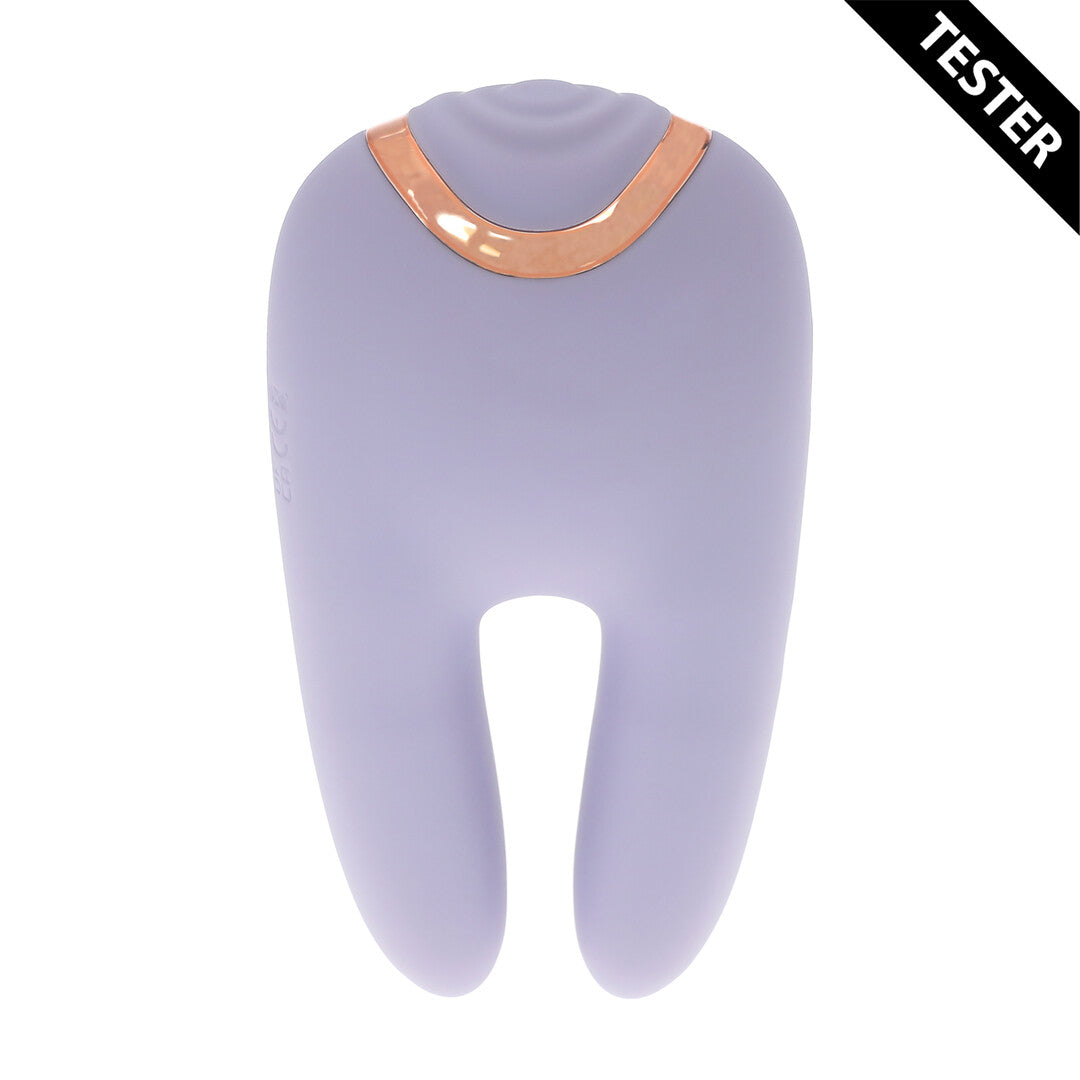 Vibrator Bonnie doppelseitig mit Klopffunktion Blau 11 cm