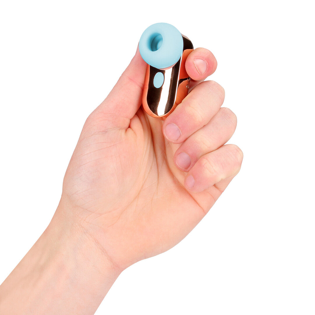 Vibrator Budsie AirTap kompakt Blau 5,9 cm