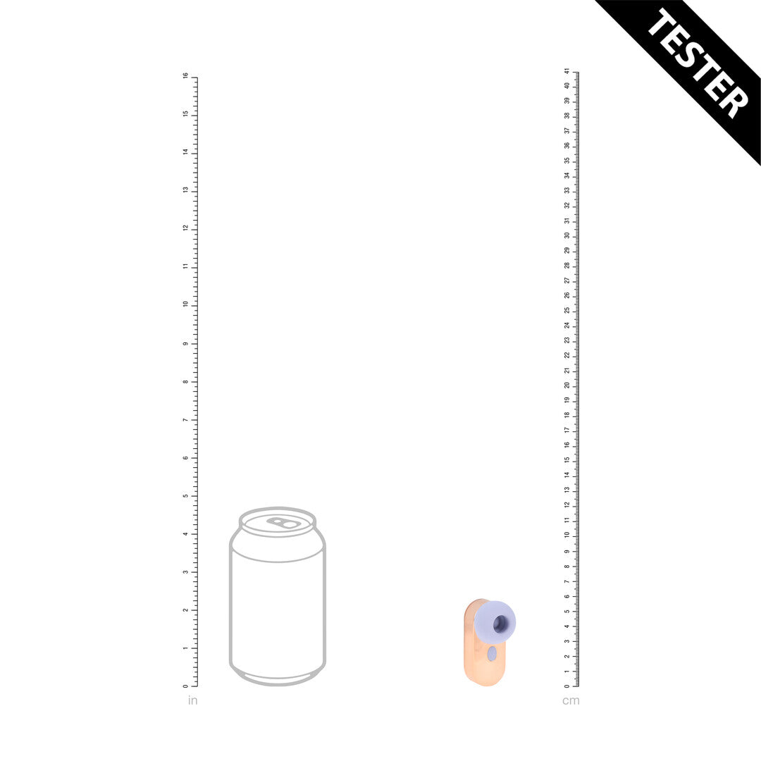 Vibrator Budsie AirTap kompakt Blau 5,9 cm