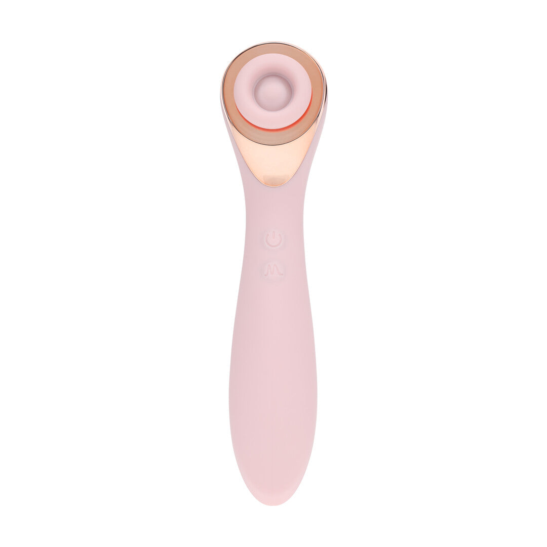 Massagestab Darling AirTap mit fünf Kopfaufsätzen Blau 8 cm