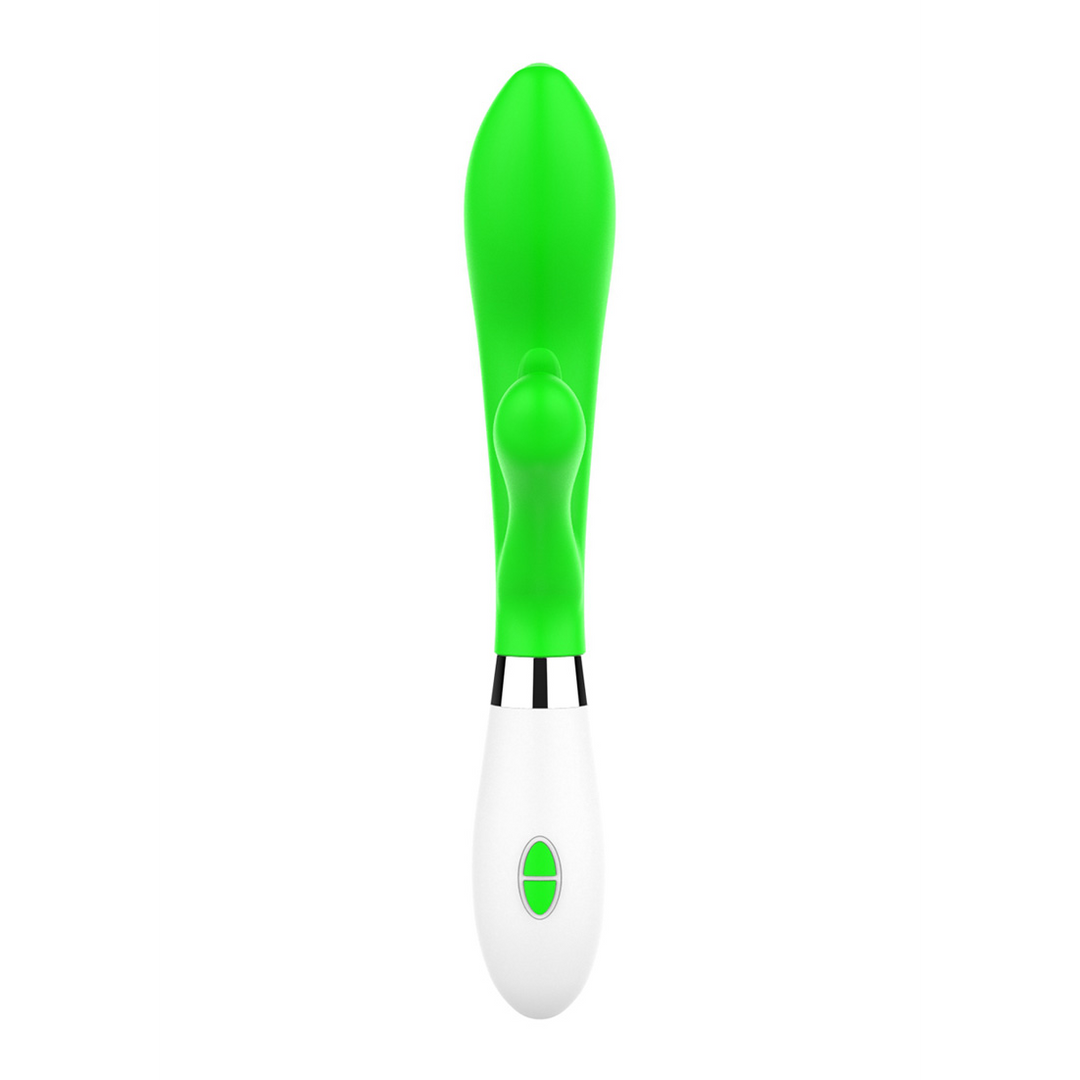 Vibrator Agave für Klitoris und Vagina Grün 13,9 x Ø 3,6 cm
