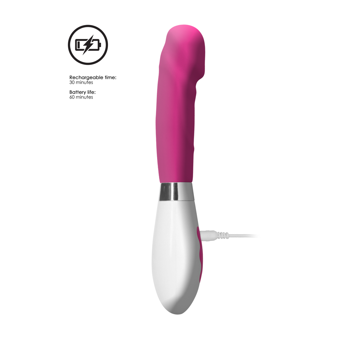 Vibrator Asopus mit Akku Pink 11,5 x Ø 3,5 cm