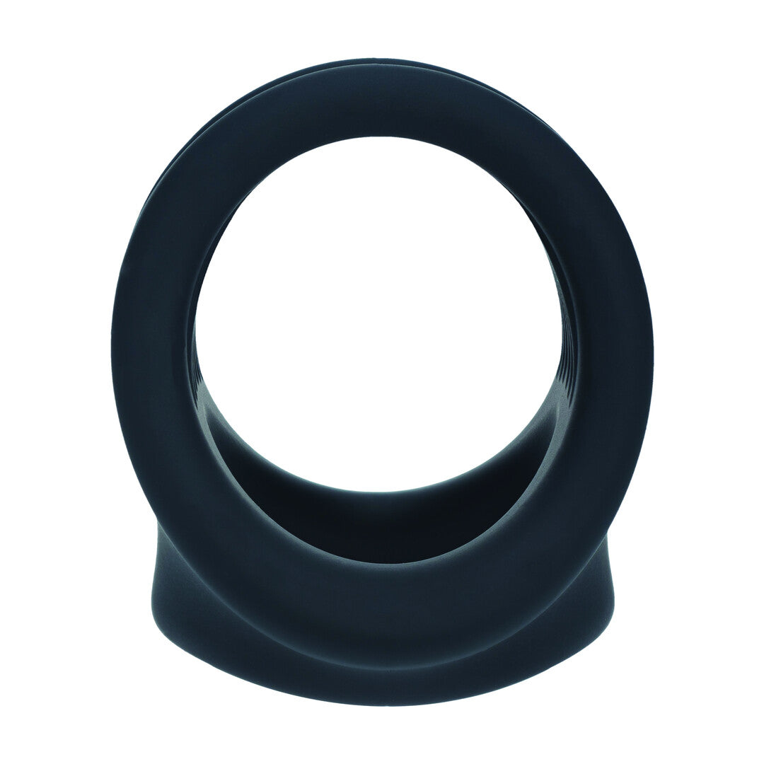 Harness für Penis und Hoden Silikon Schwarz 5 cm