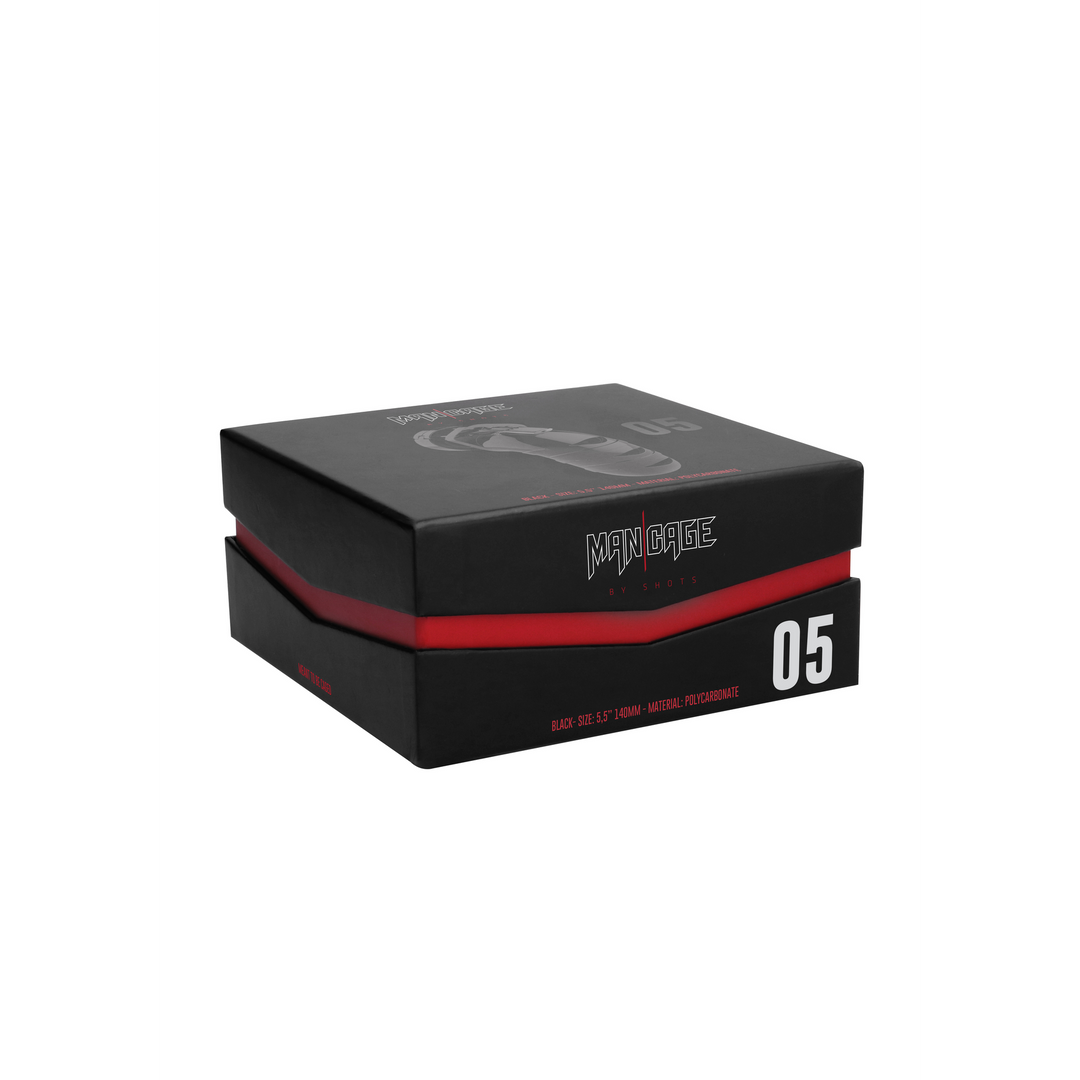 Peniskäfig Modell 05 Schwarz 14 x Ø 5,4 cm