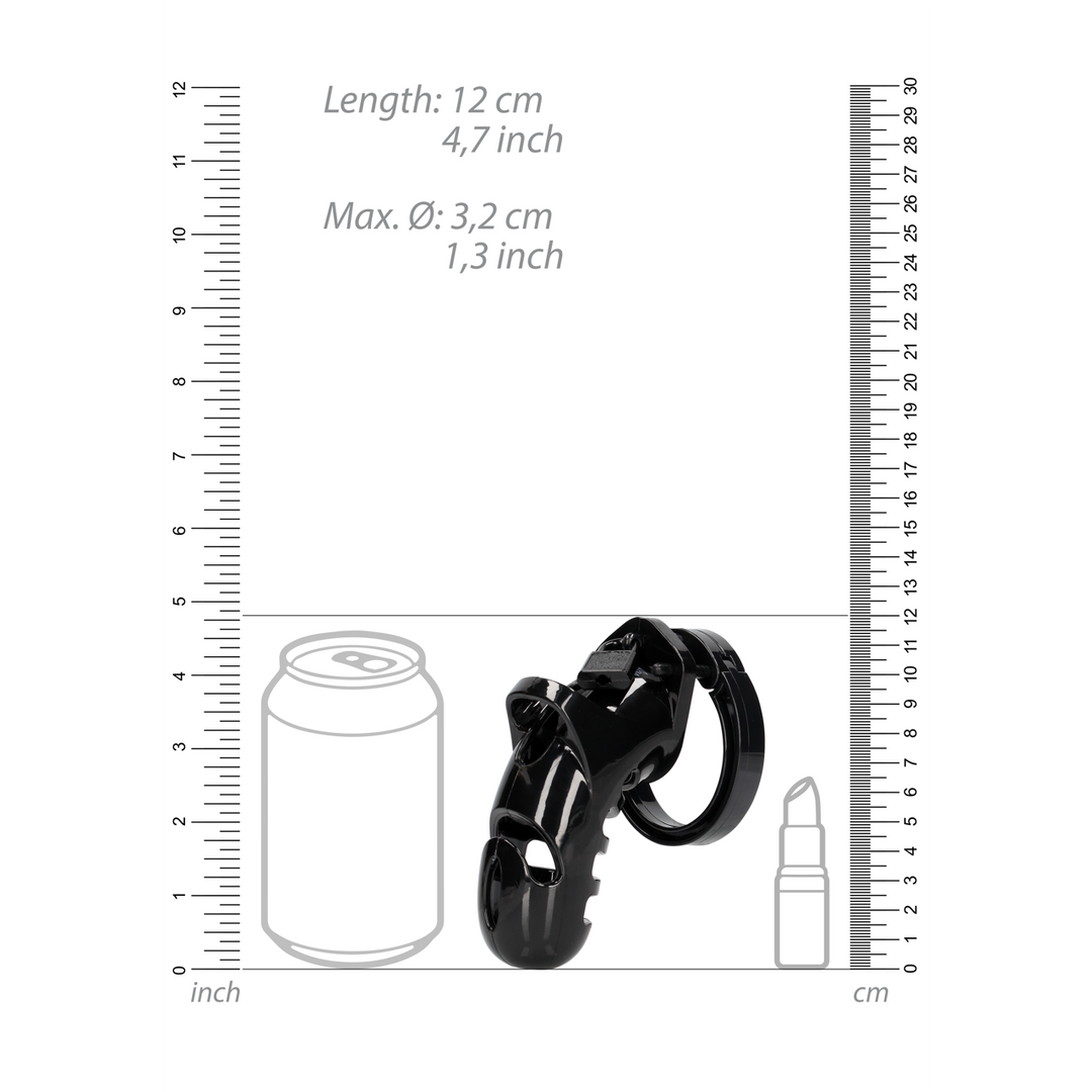 Peniskäfig Modell 26 Schwarz 11,6 x Ø 4,8 cm