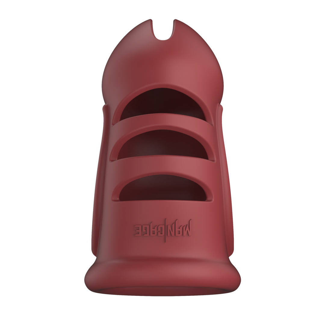 Peniskäfig Modell 28 Silikon ultraweich Rot 9,5 x Ø 5,3 cm