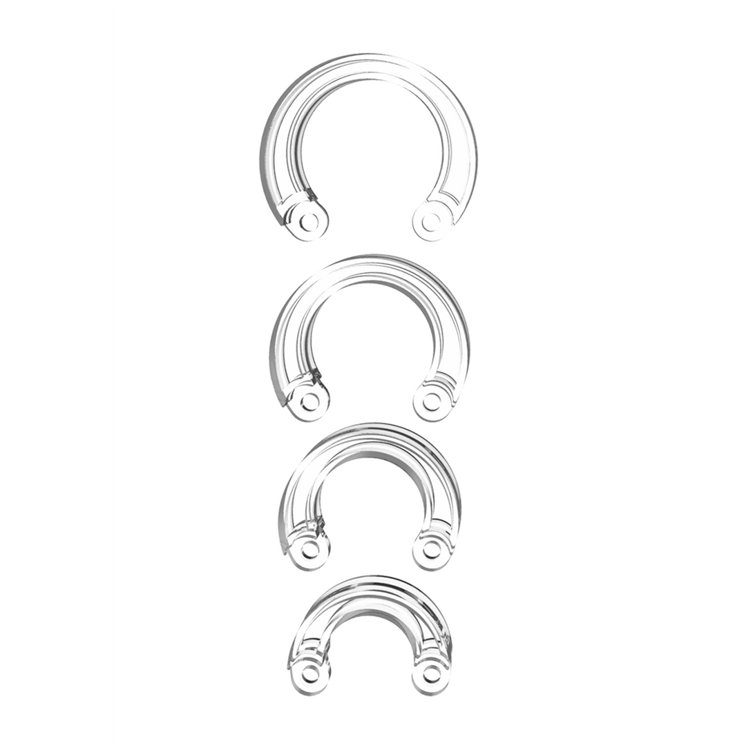 Ersatzring-Set für Peniskäfig Durchsichtig
