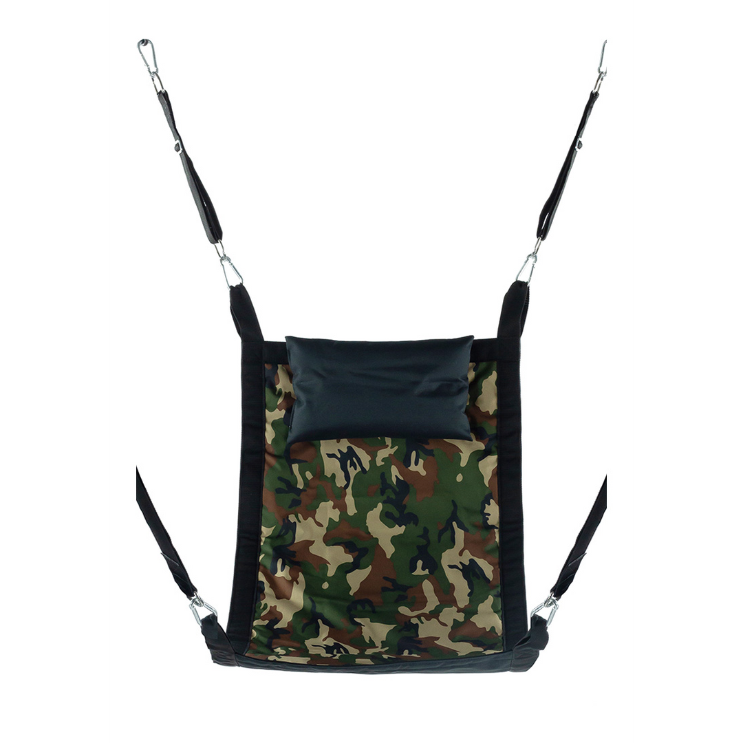 Sling Canvas rechteckig mit 4 Punkten Blau 108 cm