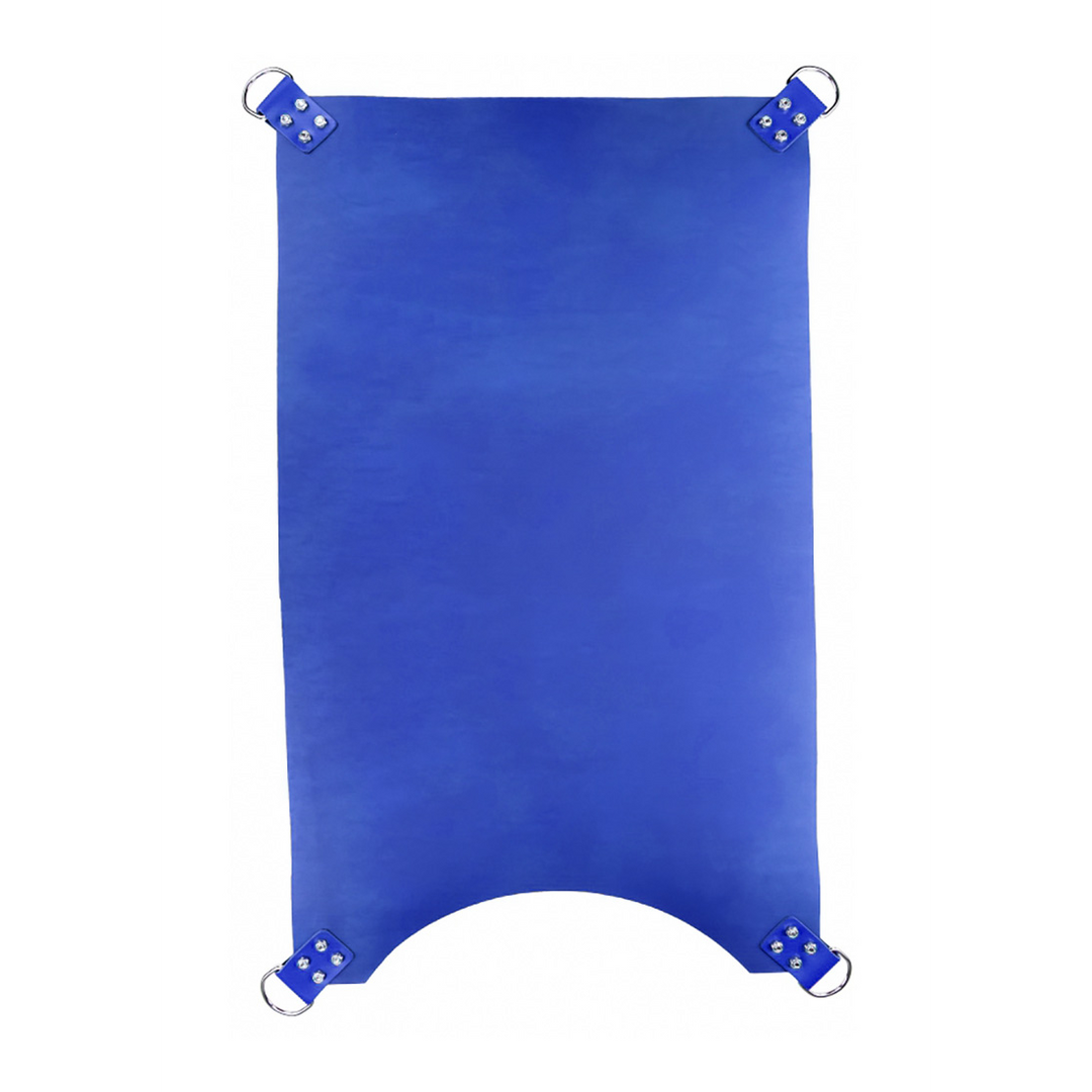 Sling Leder mit 4 Punkten Blau 100 cm