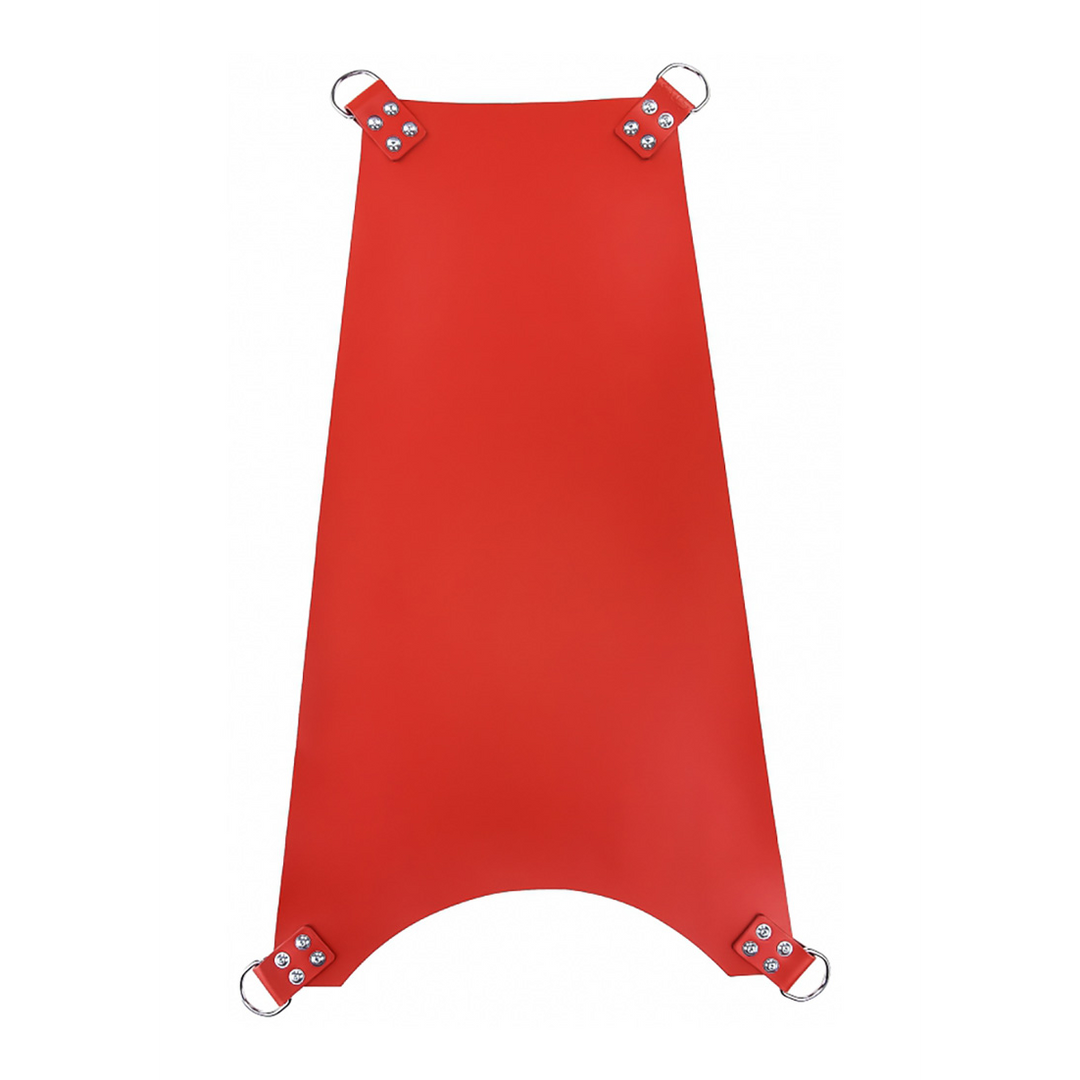 Sling Leder verstellbar mit 4 Punkten Blau 100 cm