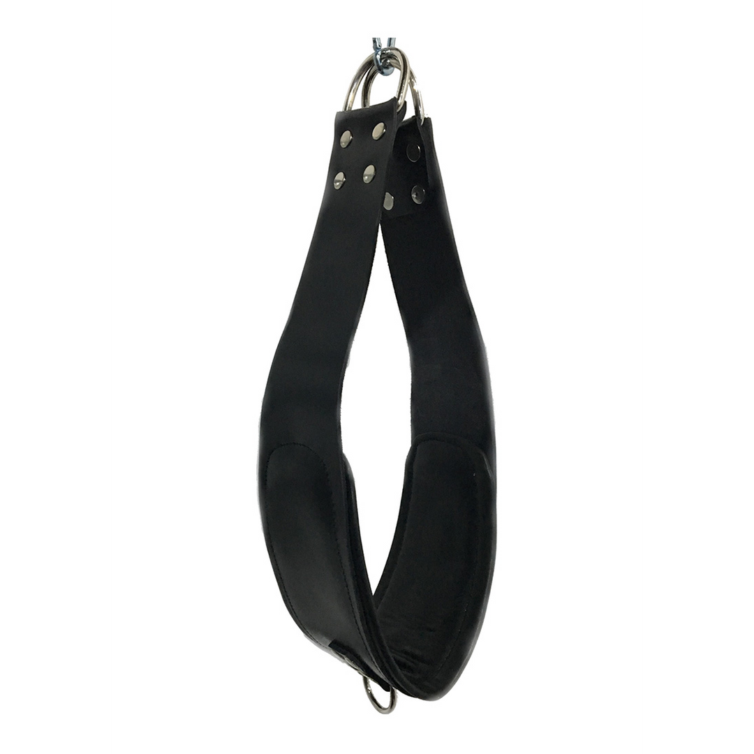 Bondage-Stützschlaufen Leder Schwarz 102 cm