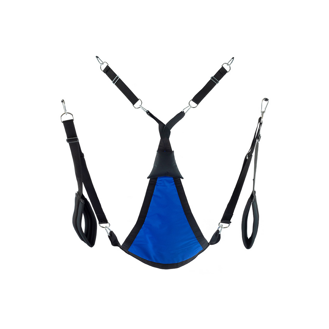 Sling Canvas dreieckig mit 3 oder 4 Punkten Blau 115 cm